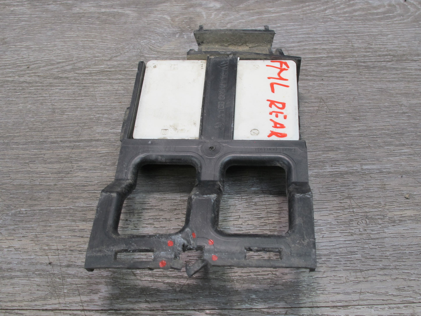 13-15 Mercedes W166 X166 Rear Blind Spot Sensor Module Bracket Set OEM