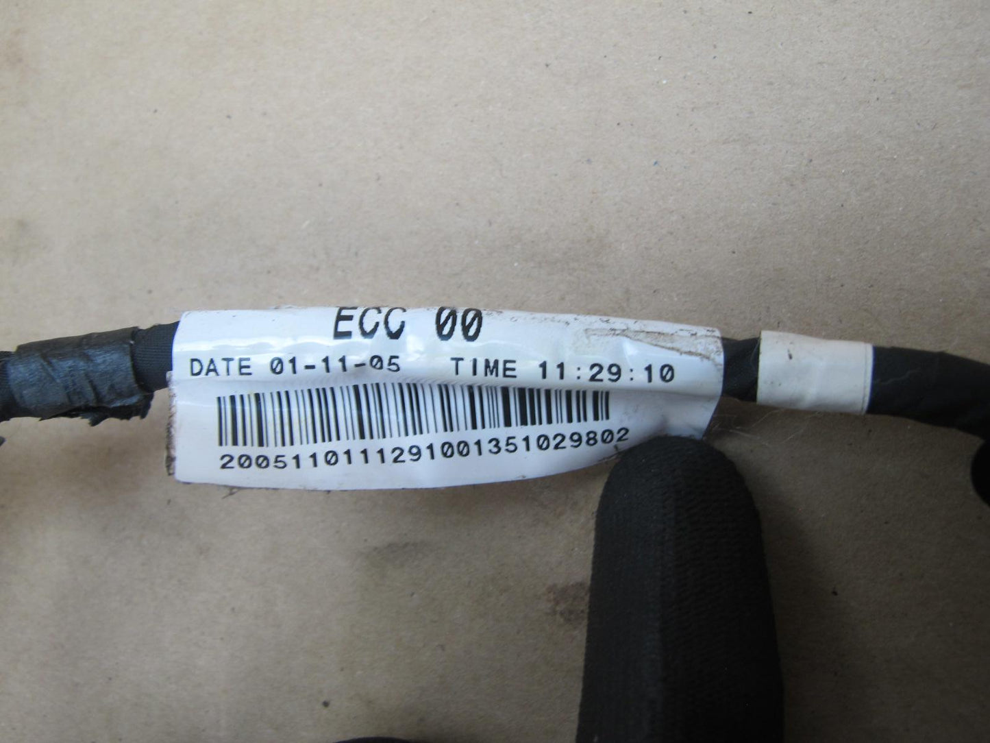 06-12 Bentley Continental Flying Spur Front Right Door Wire Wiring Harness OEM