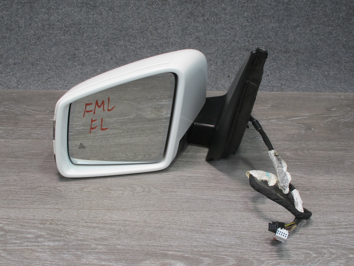 13-15 Mercedes W166 X166 Left Door Heated Side View Mirror w Blind Spot OEM