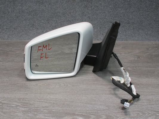 13-15 Mercedes W166 X166 Left Door Heated Side View Mirror w Blind Spot OEM