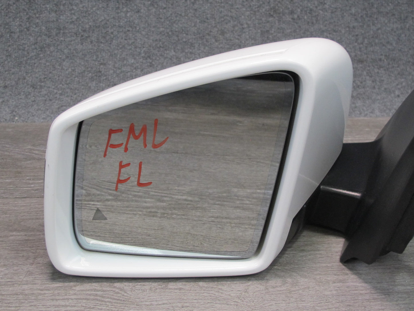 13-15 Mercedes W166 X166 Left Door Heated Side View Mirror w Blind Spot OEM
