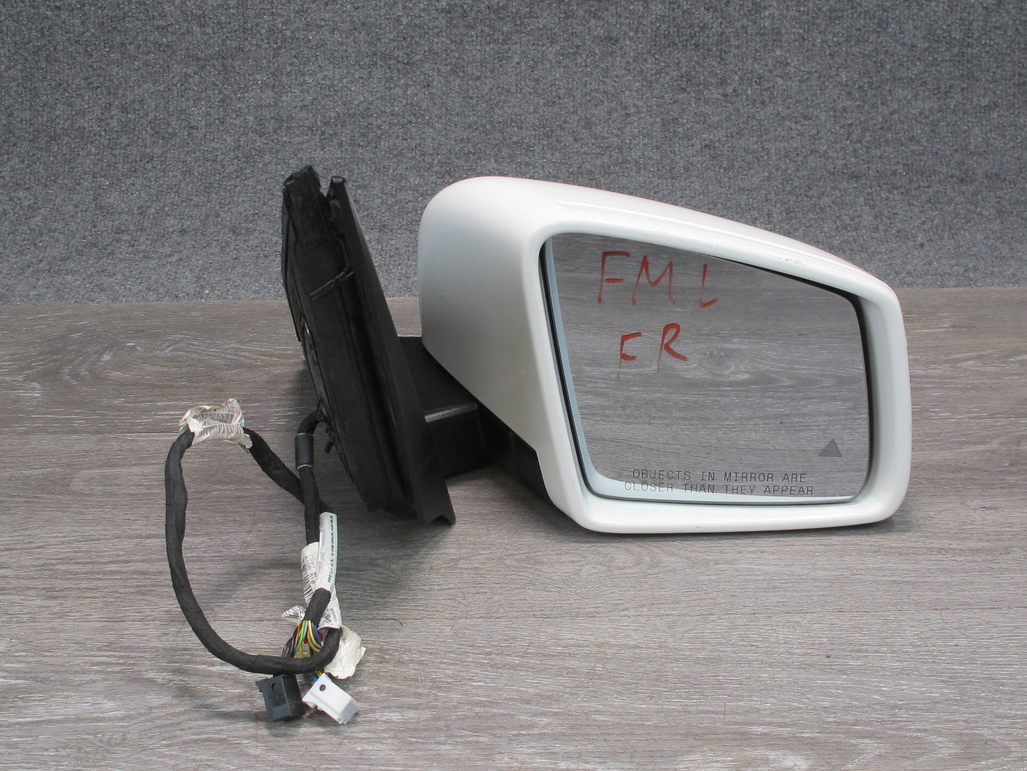 13-15 Mercedes W166 X166 Right Door Heated Side View Mirror w Blind Spot OEM