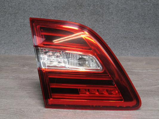 13-15 Mercedes W166 Rear Left Inner Trunk Lid Tail Light Lamp 1669068701 OEM