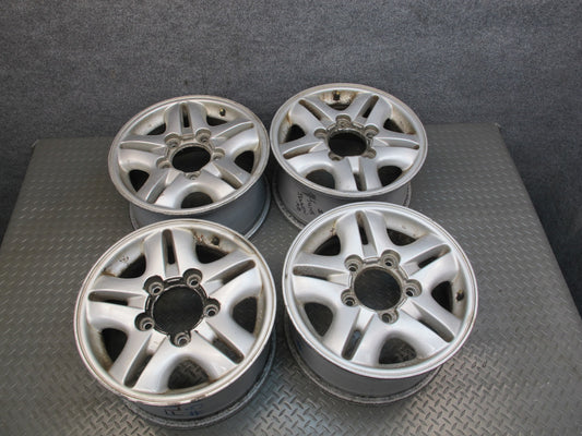 1998-2002 Lexus J100 LX470 5 Double Spoke R16 16" Wheel Rim 16x8JJ ET60 Set of 4