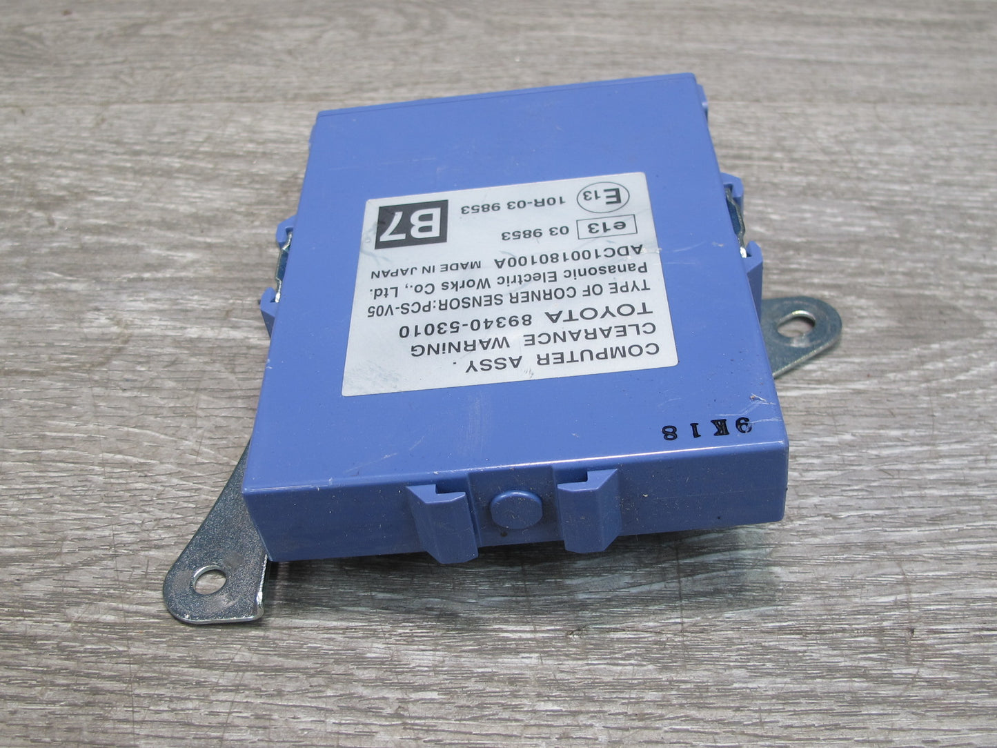 10-11 Lexus IS350 IS250 Conv PDC Parking Clearance Warning Control Module OEM