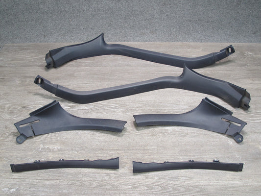 11-12 Fisker Karma Set of 6 Dash & Rear Quarter Upper & Lower Belt Trim OEM