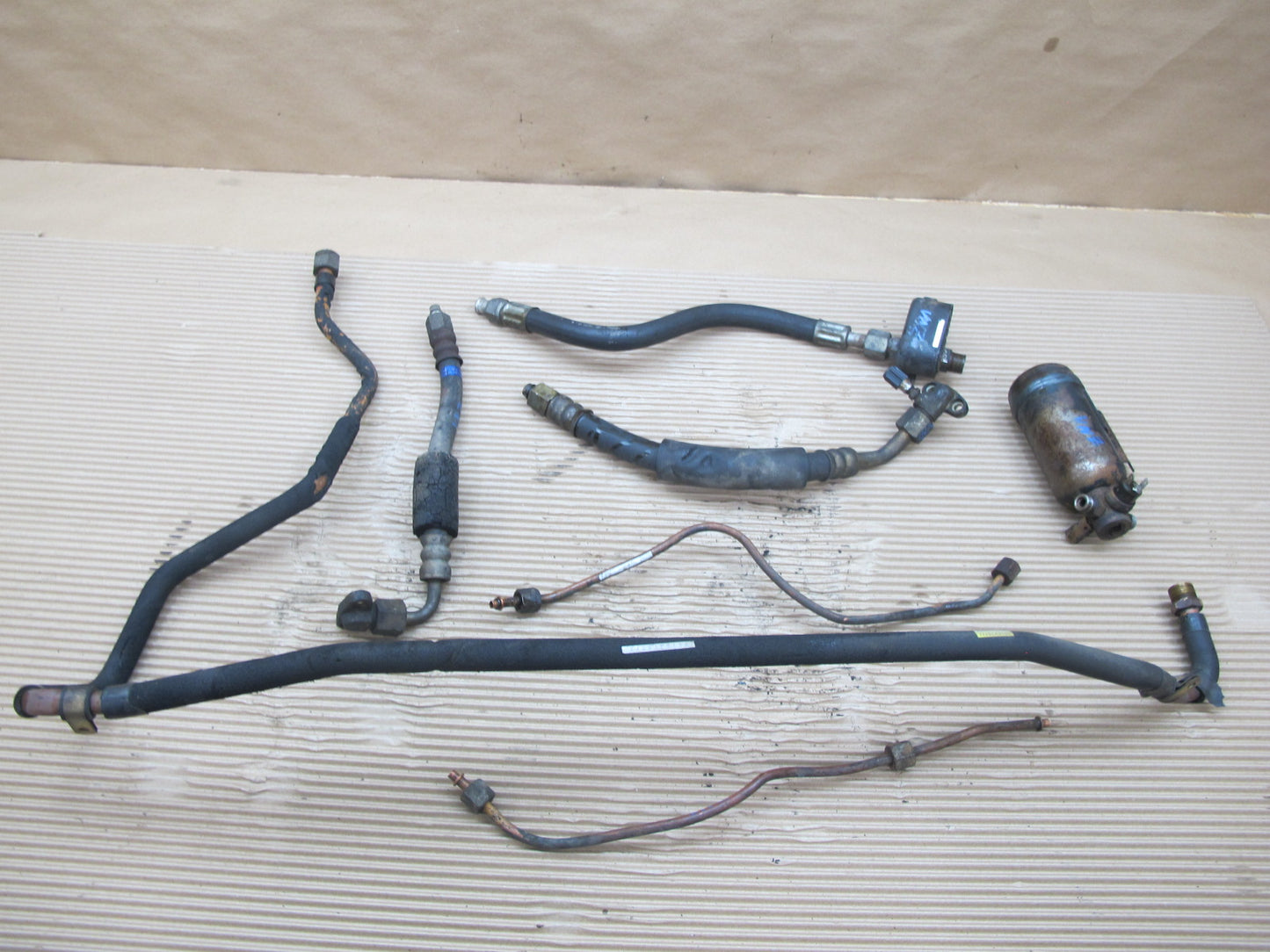 82-83 Datsun Nissan 280ZX S130 2+0 NA A/C Hose Pipe Line Dryer Set OEM