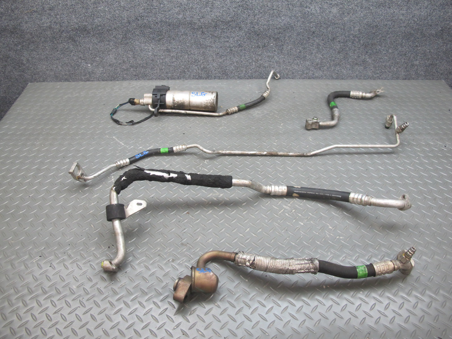 03-06 Mercedes R230 Sl-class A/C Air Condition Hose Pipe Line Dryer Set OEM
