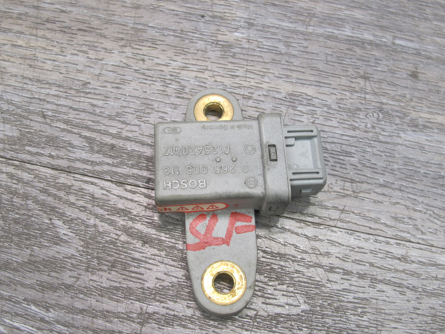 96-02 Mercedes R129 YAW Turn Rate Acceleration Speed Sensor 0125420417 OEM