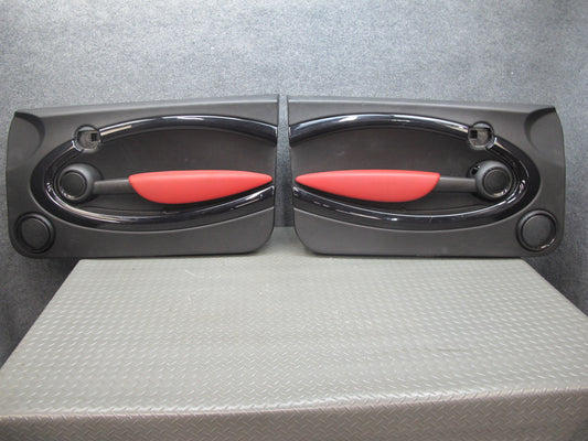 09-13 Mini Cooper S JCW R56 Set of 2 Door Interior Trim Cover Panel OEM