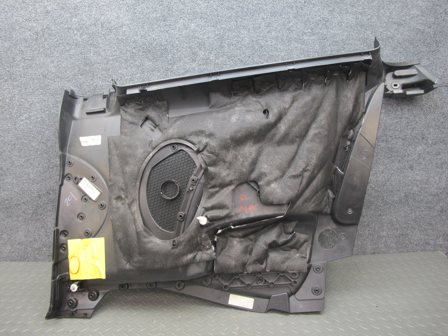 07-13 Mini Cooper S R56 Set of 2 Rear Quarter Interior Trim Cover Panel OEM