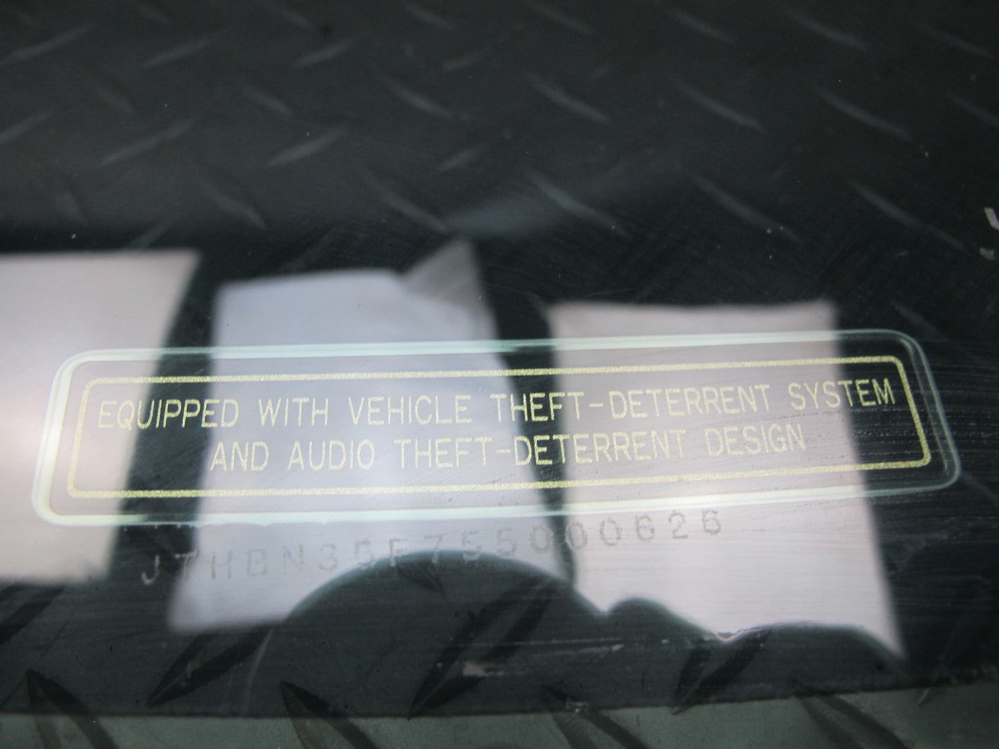 01-06 Lexus UCF30L LS430 Front Left Door Glass Window OEM