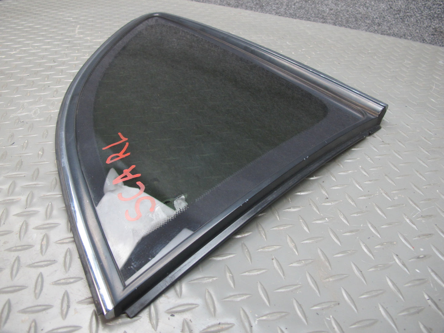 92-96 Lexus JZZ31L SC400 SC300 Rear Left Quarter Glass Window w Molding OEM