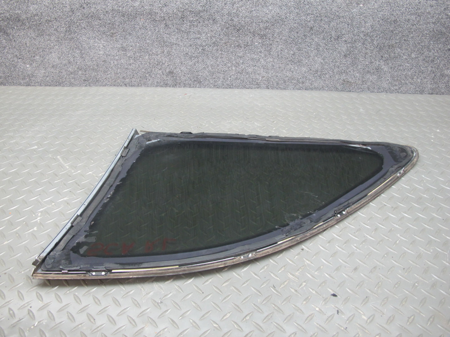 92-96 Lexus JZZ31L SC400 SC300 Rear Left Quarter Glass Window w Molding OEM