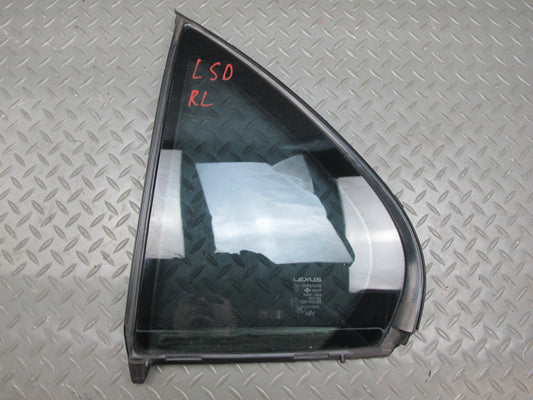 01-06 Lexus UCF30L LS430 Rear Left Door Fixed Glass Window OEM