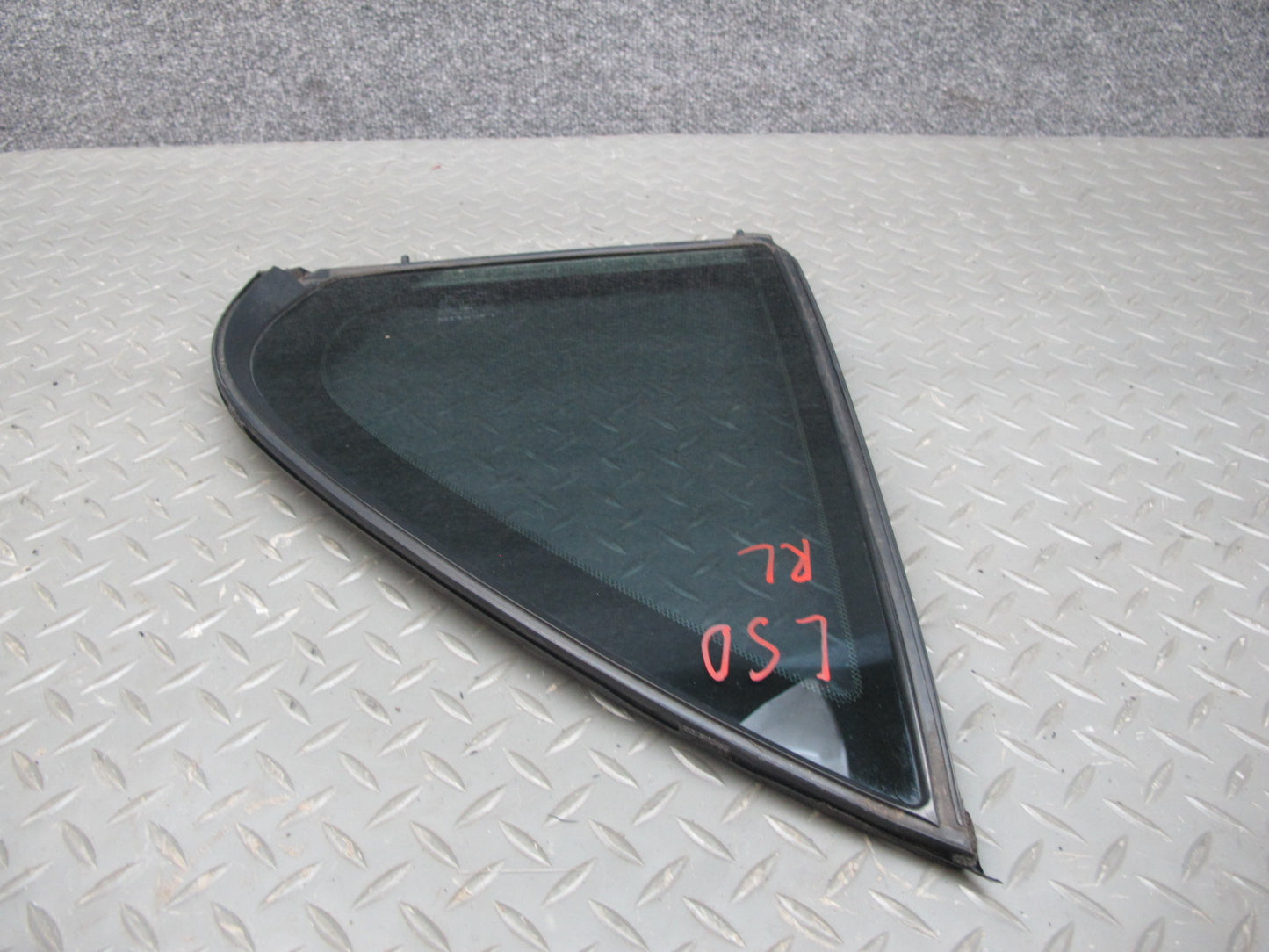 01-06 Lexus UCF30L LS430 Rear Left Door Fixed Glass Window OEM