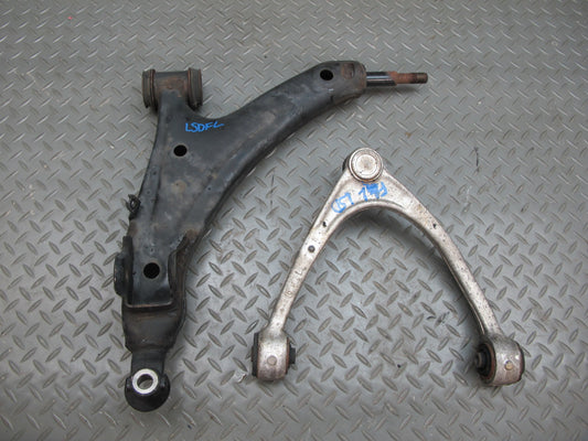 01-06 Lexus UCF30L LS430 Set of 2 Front Left Upper & Lower Control Arm OEM