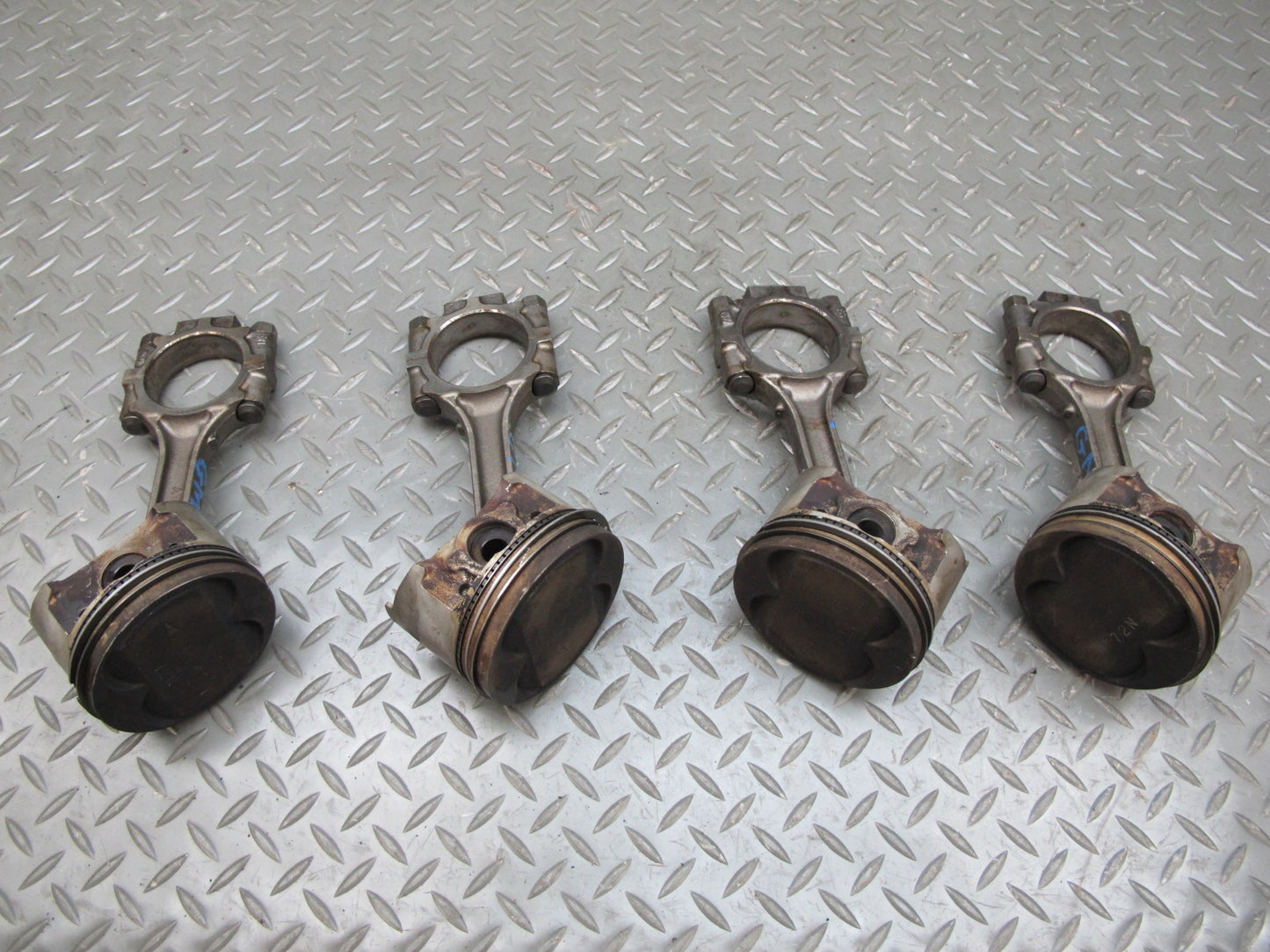 91-99 Mitsubishi 3000GT 3.0L NON Turbo Engine Piston Connecting Rod Set OEM