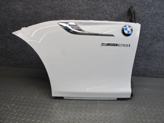 14-16 BMW E89 Z4 28i sdrive Front Left Fender Shell Cover Panel White OEM