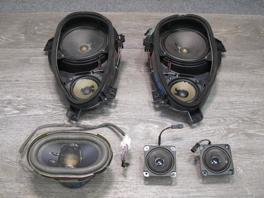 03-08 Mercedes R230 Sl-class Set of 5 Bose Speaker Subwoofer Set OEM