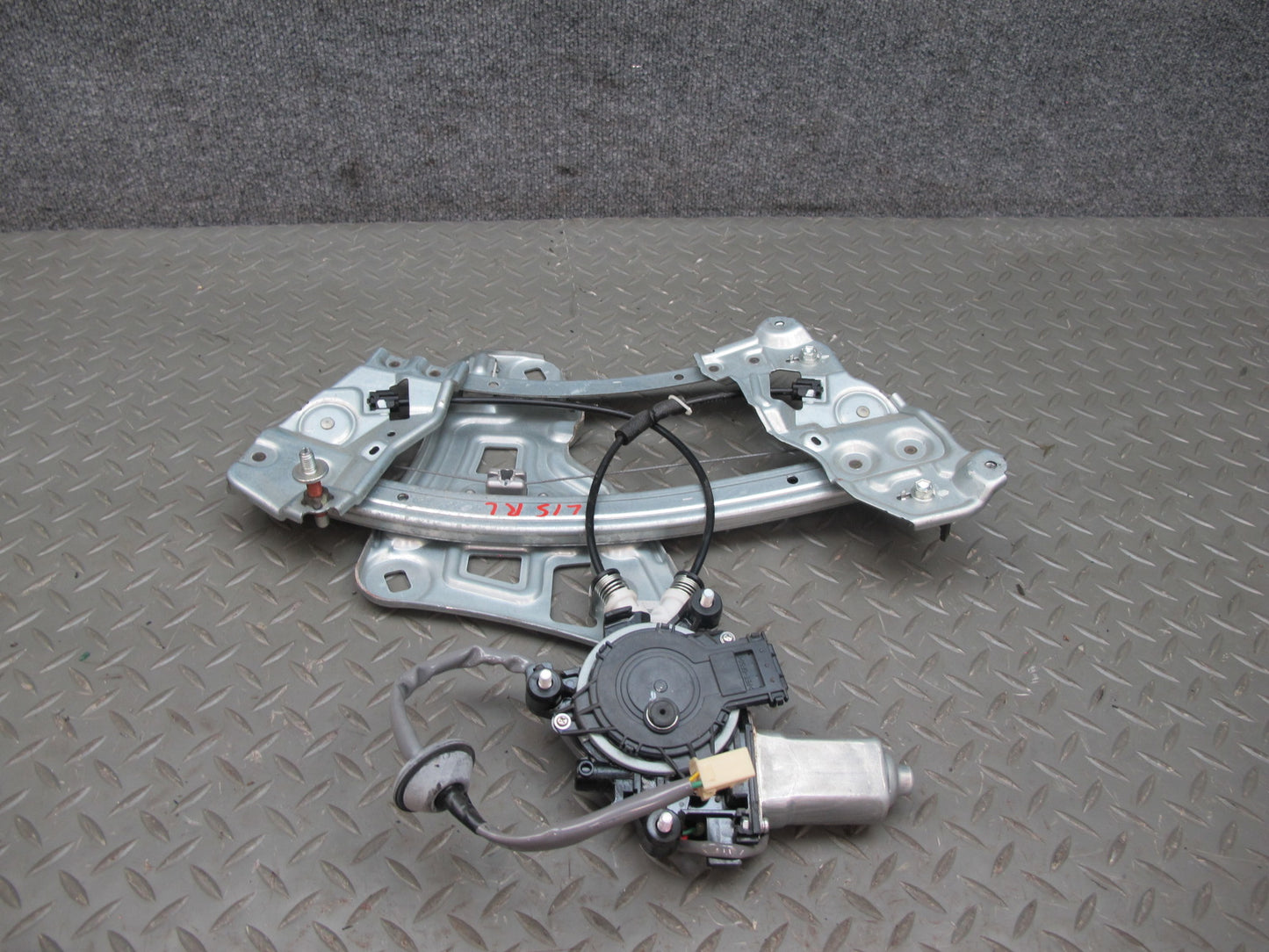 10-15 Lexus IS350 IS250 Convertible Rear Left Window Regulator w Motor OEM
