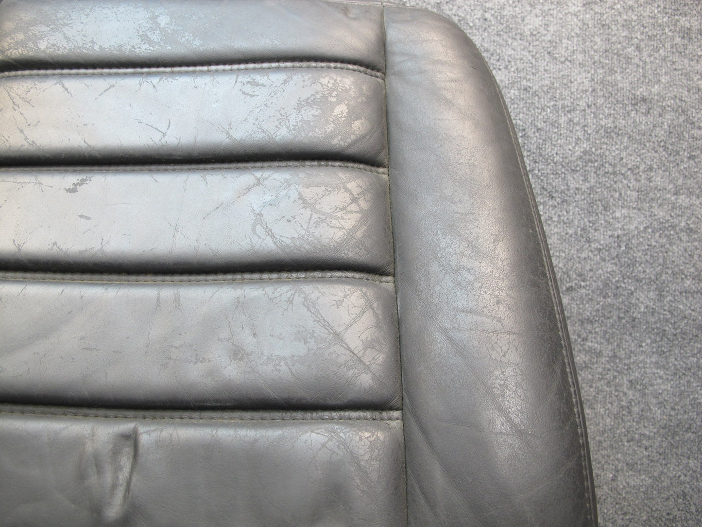 2003-2007 Hummer H2 Rear 2ND ROW Left & Right Side Leather Black Seat Set of 2