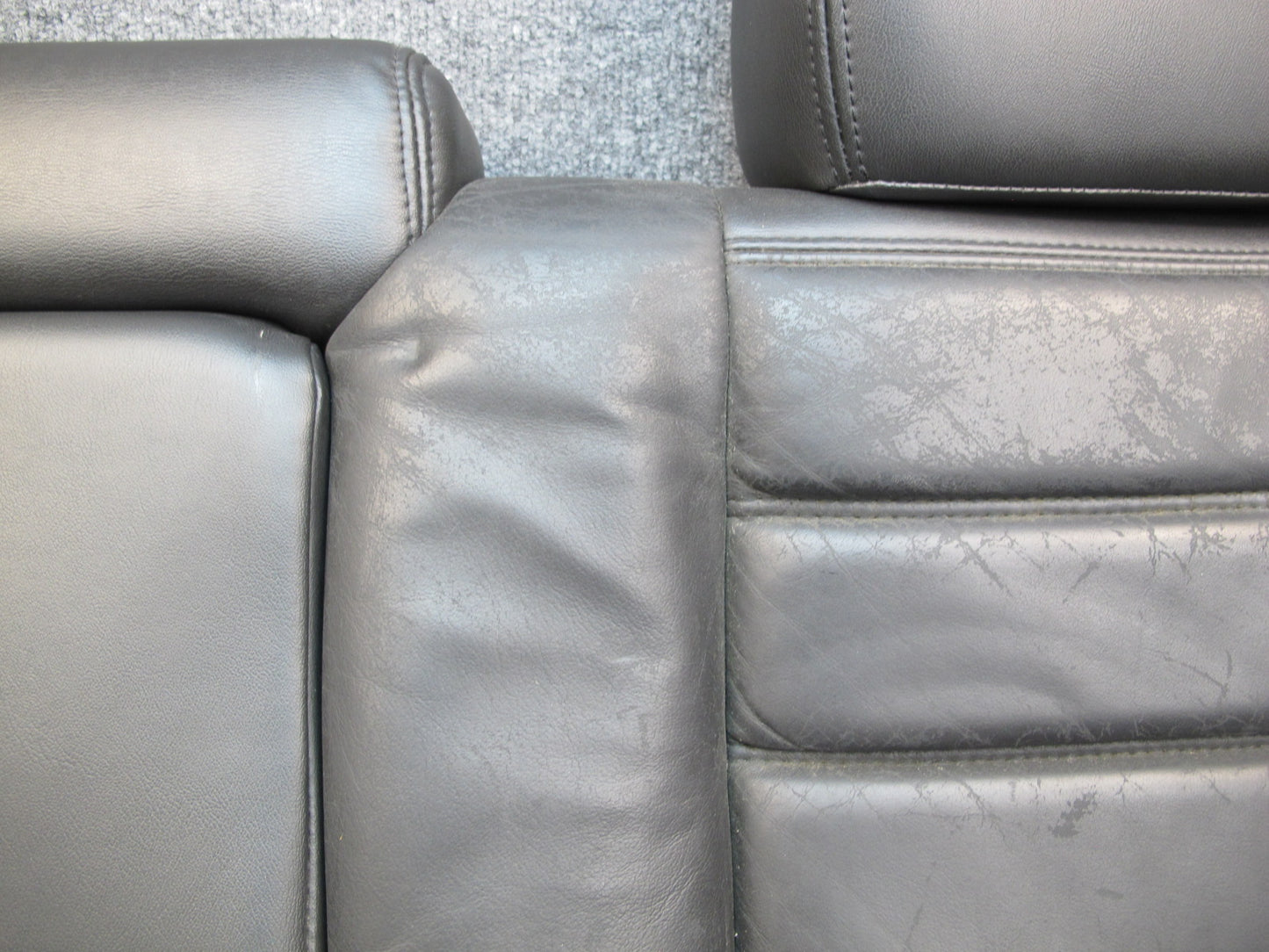 2003-2007 Hummer H2 Rear 2ND ROW Left & Right Side Leather Black Seat Set of 2