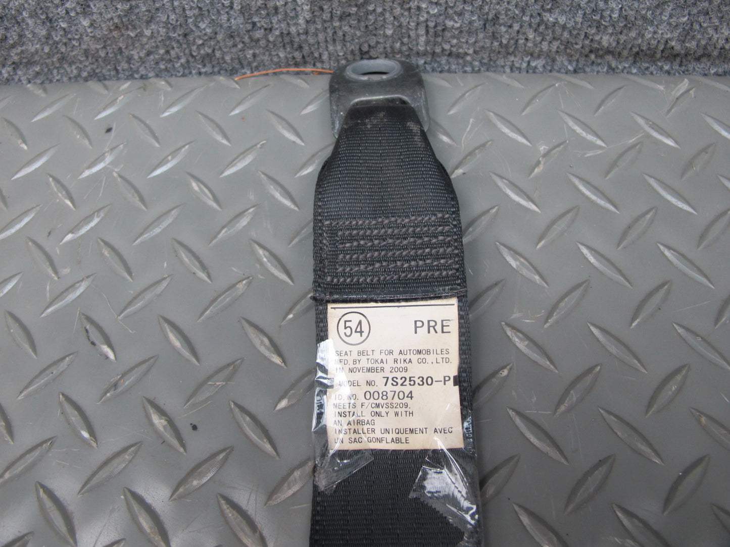 10-12 LEXUS IS250 IS350 CONVERTIBLE FRONT RIGHT & LEFT SIDE SEATBELT RETRACTOR SET OEM