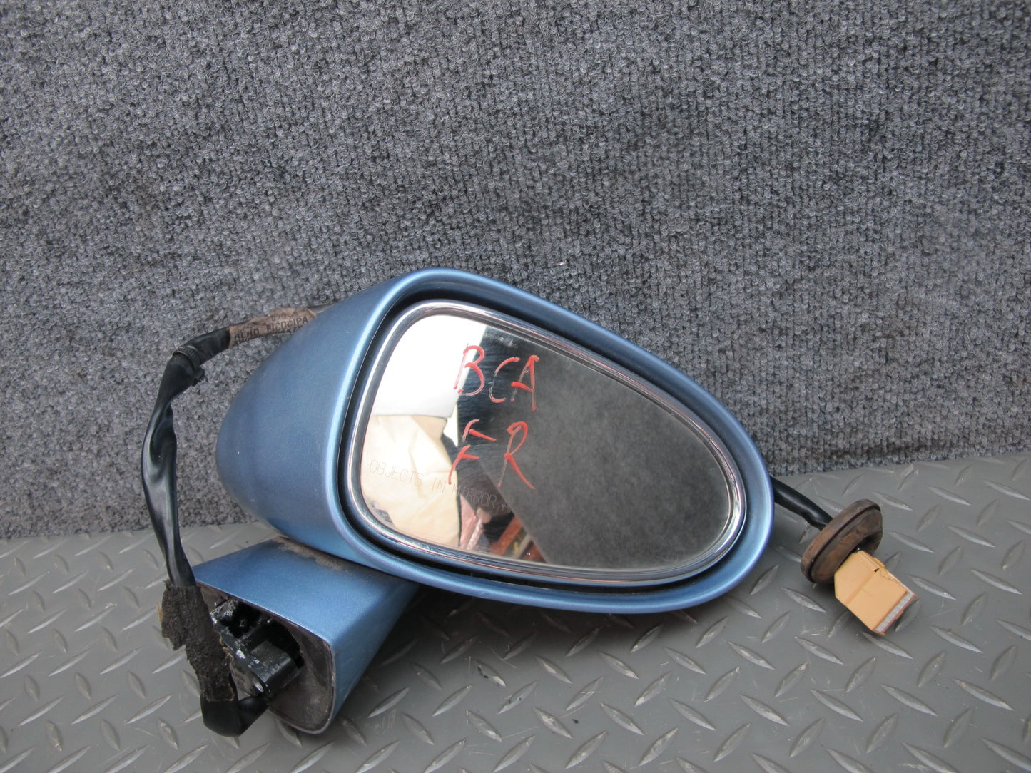 2006-2012 Bentley Continental Flying Spur Front Right Exterior Door Mirror Blue