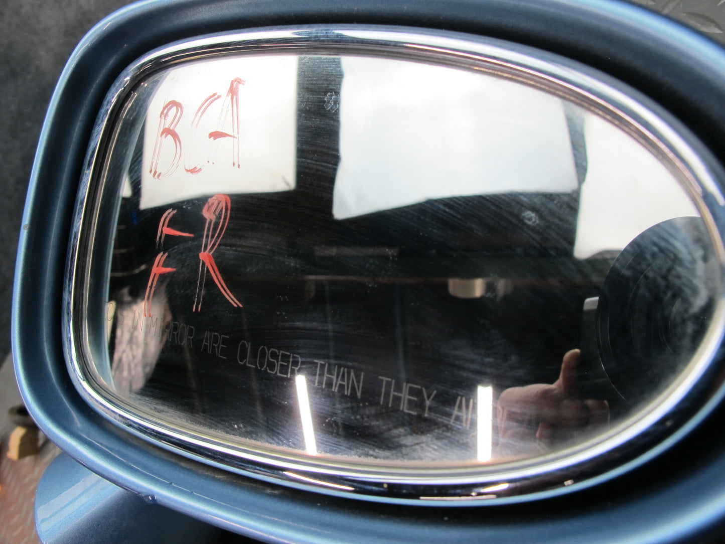 2006-2012 Bentley Continental Flying Spur Front Right Exterior Door Mirror Blue