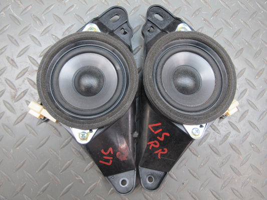 10-15 Lexus IS350 IS250 Convertible Rear Right Left Side Audio Speaker Set OEM