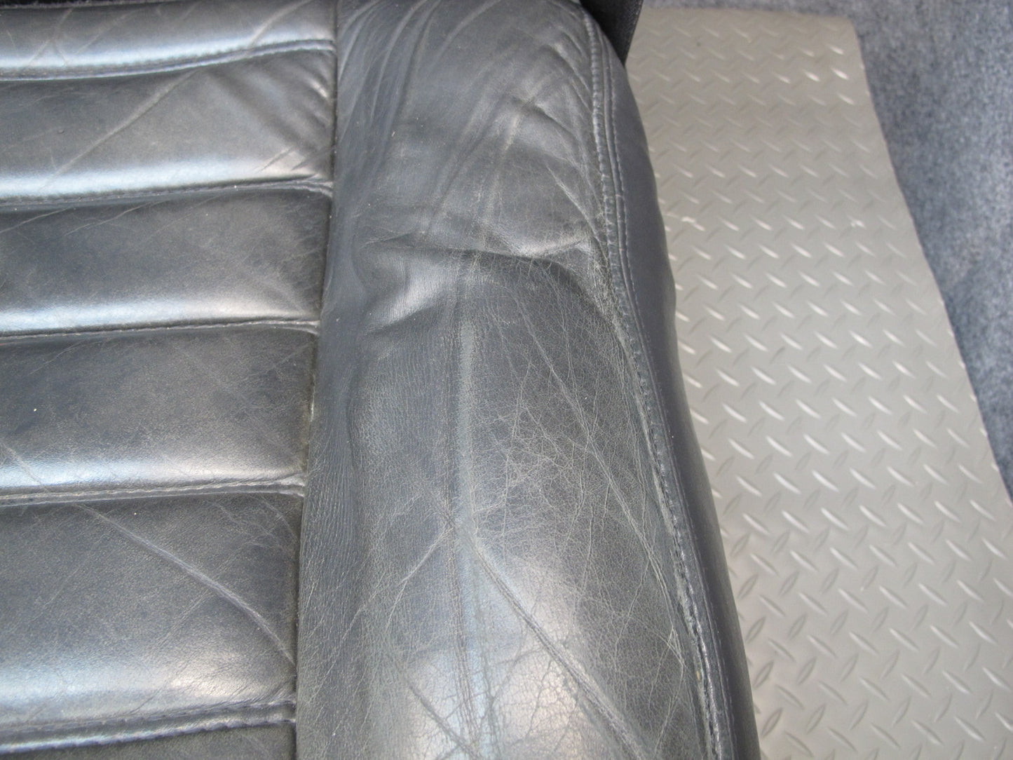 2005-2007 Hummer H2 Front Left & Right Side Leather Black Seat Set of 2