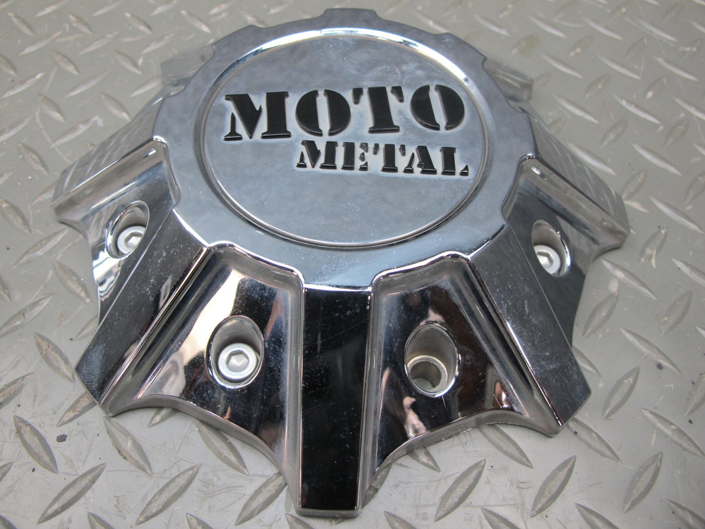 Moto Metal Chrome Custom Wheel Center Cap T148L215-H48 Set of 3