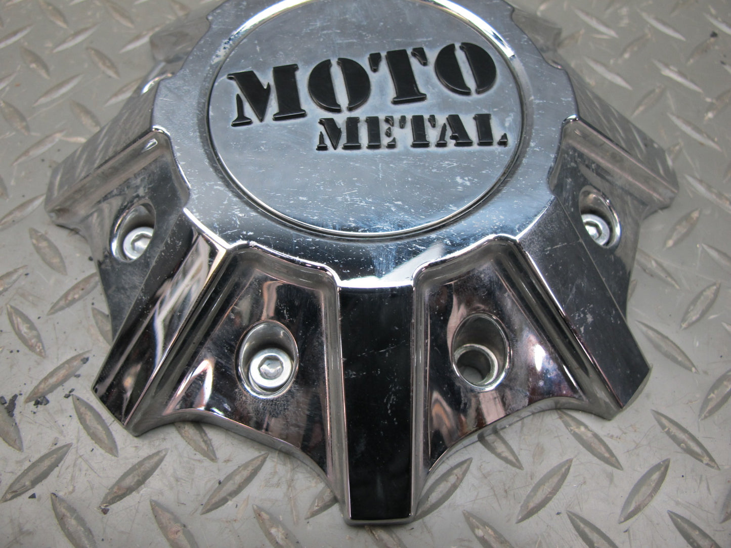 Moto Metal Chrome Custom Wheel Center Cap T148L215-H48 Set of 3