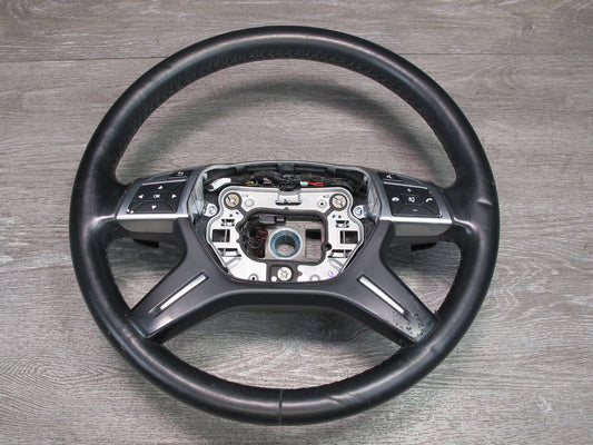 12-16 Mercedes W166 X166 GL Ml-class Leather Steering w Controls & Paddles OEM