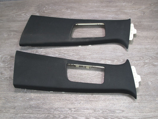 12-16 Mercedes W166 X166 GL ML Set of 2 Interior Upper B Pillar Trim Cover OEM