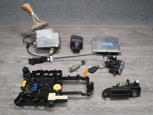 2006 Mercedes R230 SL500 113.963 Engine ECU Shifter Conductor Plate Lock Set