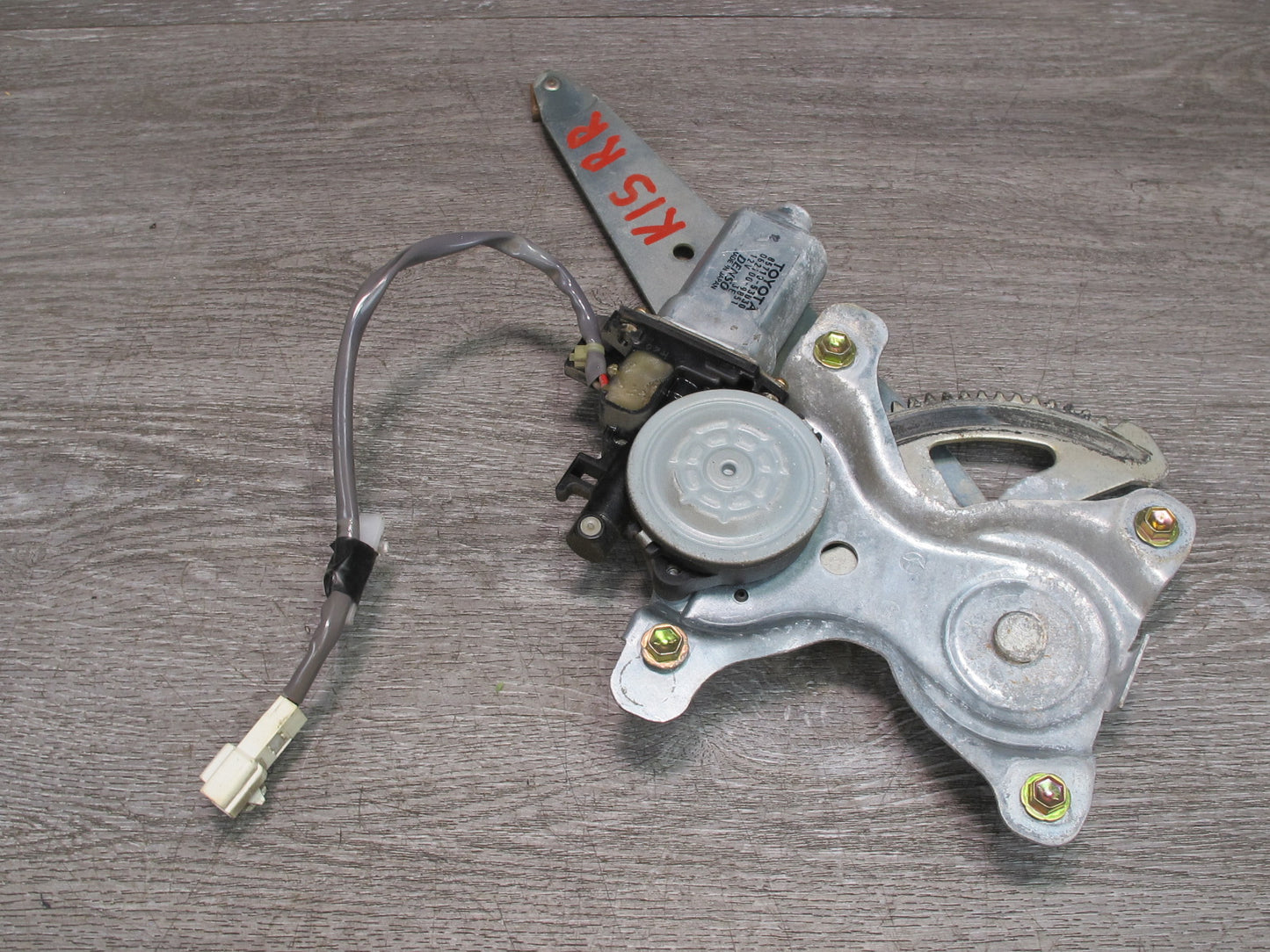 01-05 Lexus JCE10 IS300 Rear Right Door Window Regulator w Motor OEM