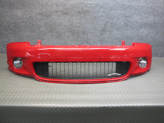 07-10 Mini Cooper S JCW R55 R57 R56 Front Bumper Cover w Fog Lights OEM