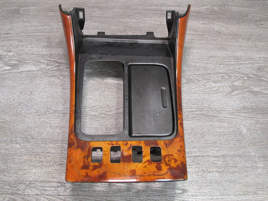 02-05 Lexus GS300 GS430 Center Console Shifter Wood Bezel Trim Cover Panel OEM