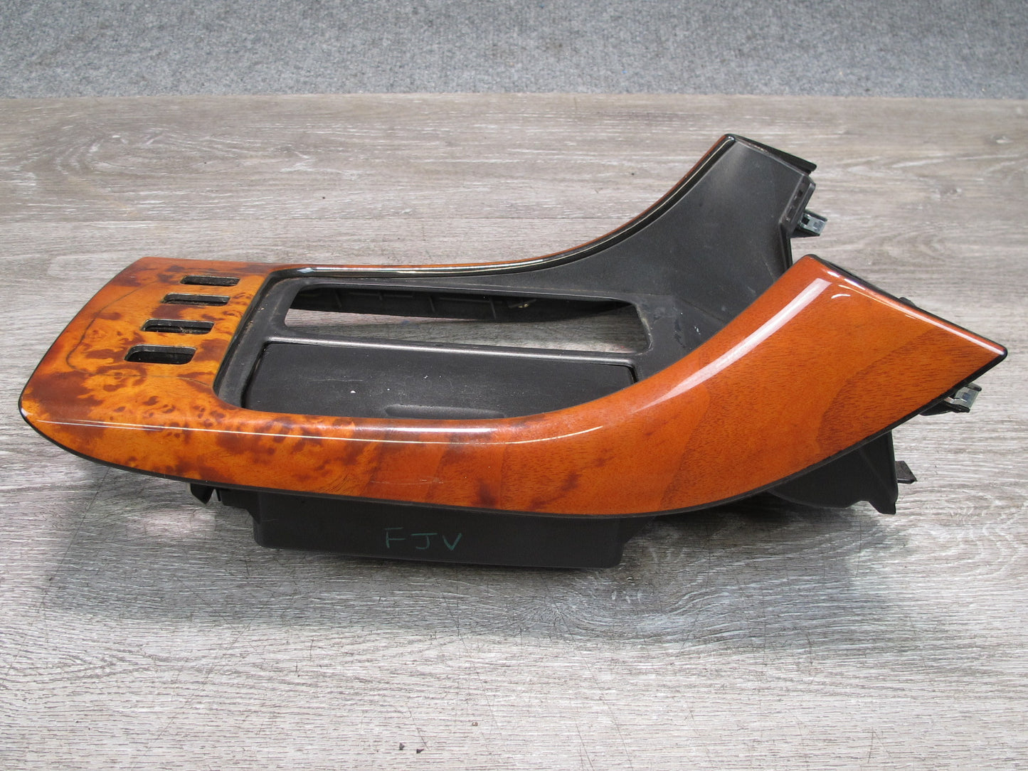 02-05 Lexus GS300 GS430 Center Console Shifter Wood Bezel Trim Cover Panel OEM