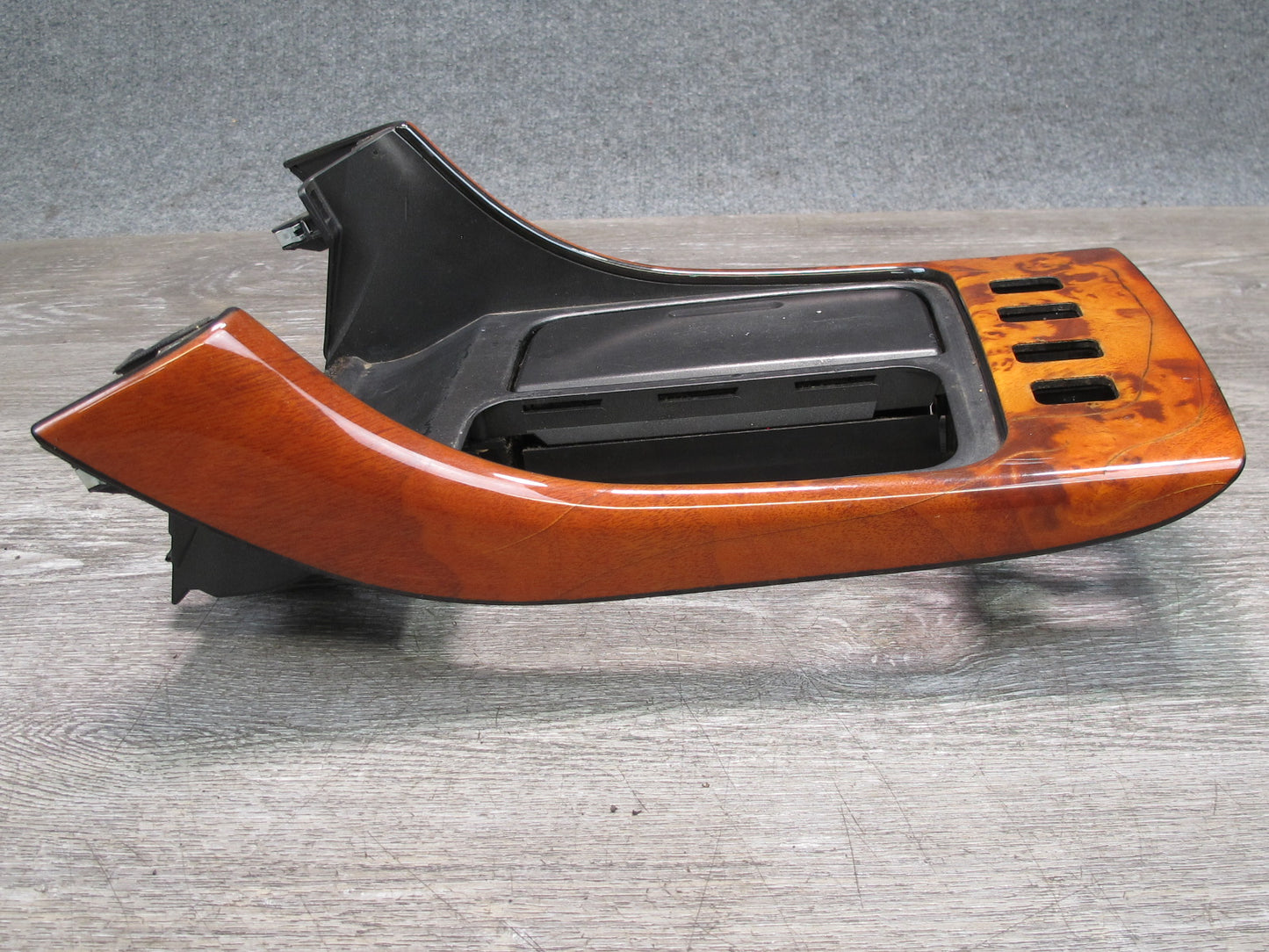 02-05 Lexus GS300 GS430 Center Console Shifter Wood Bezel Trim Cover Panel OEM