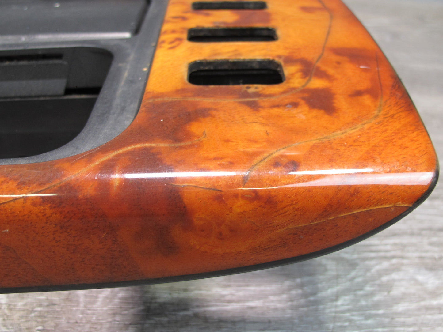 02-05 Lexus GS300 GS430 Center Console Shifter Wood Bezel Trim Cover Panel OEM