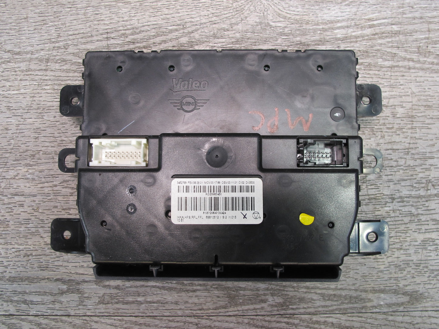 07-13 Mini Cooper R56 A/C Heater Climate Control Switch Panel 3452769 OEM