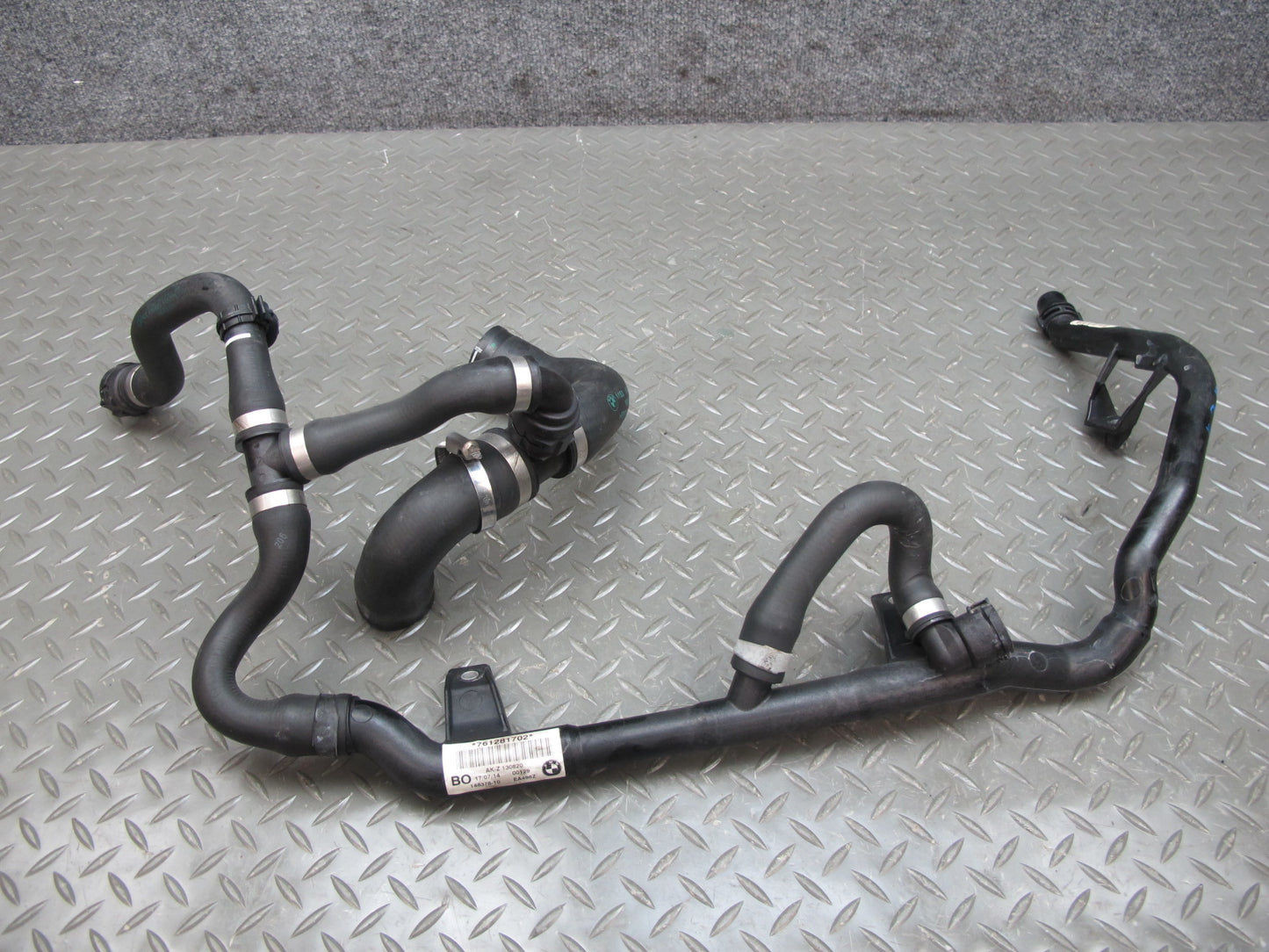 12-16 BMW E89 Z4 N20 28i Engine Cooling Hose Pipe Line Set OEM