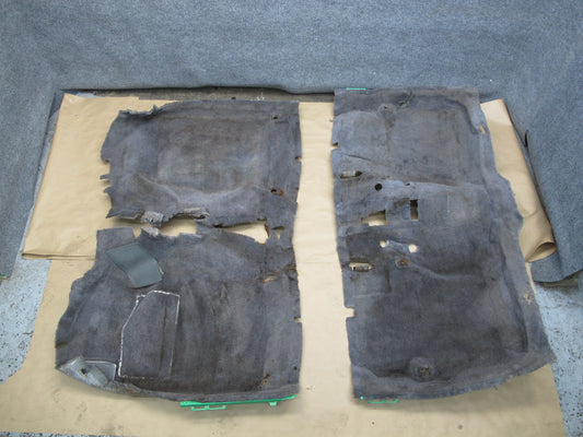84-85 Toyota Supra MA67 Front & Rear Floor Carpet Liner Cover Set OEM