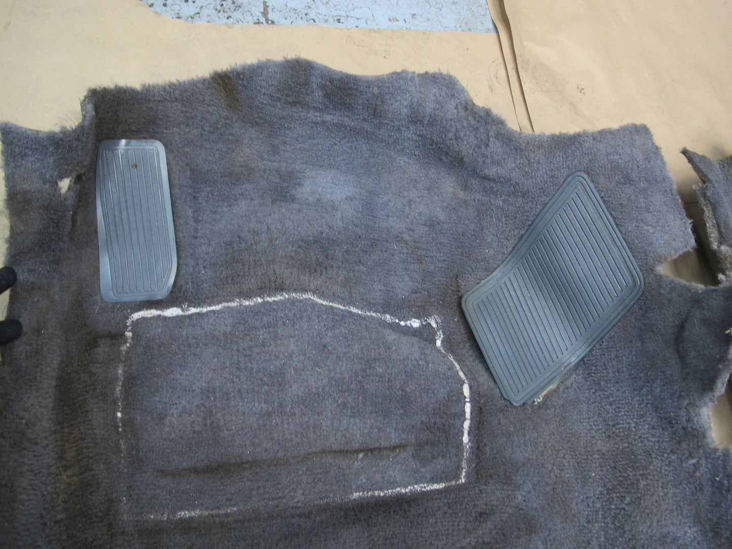 84-85 Toyota Supra MA67 Front & Rear Floor Carpet Liner Cover Set OEM