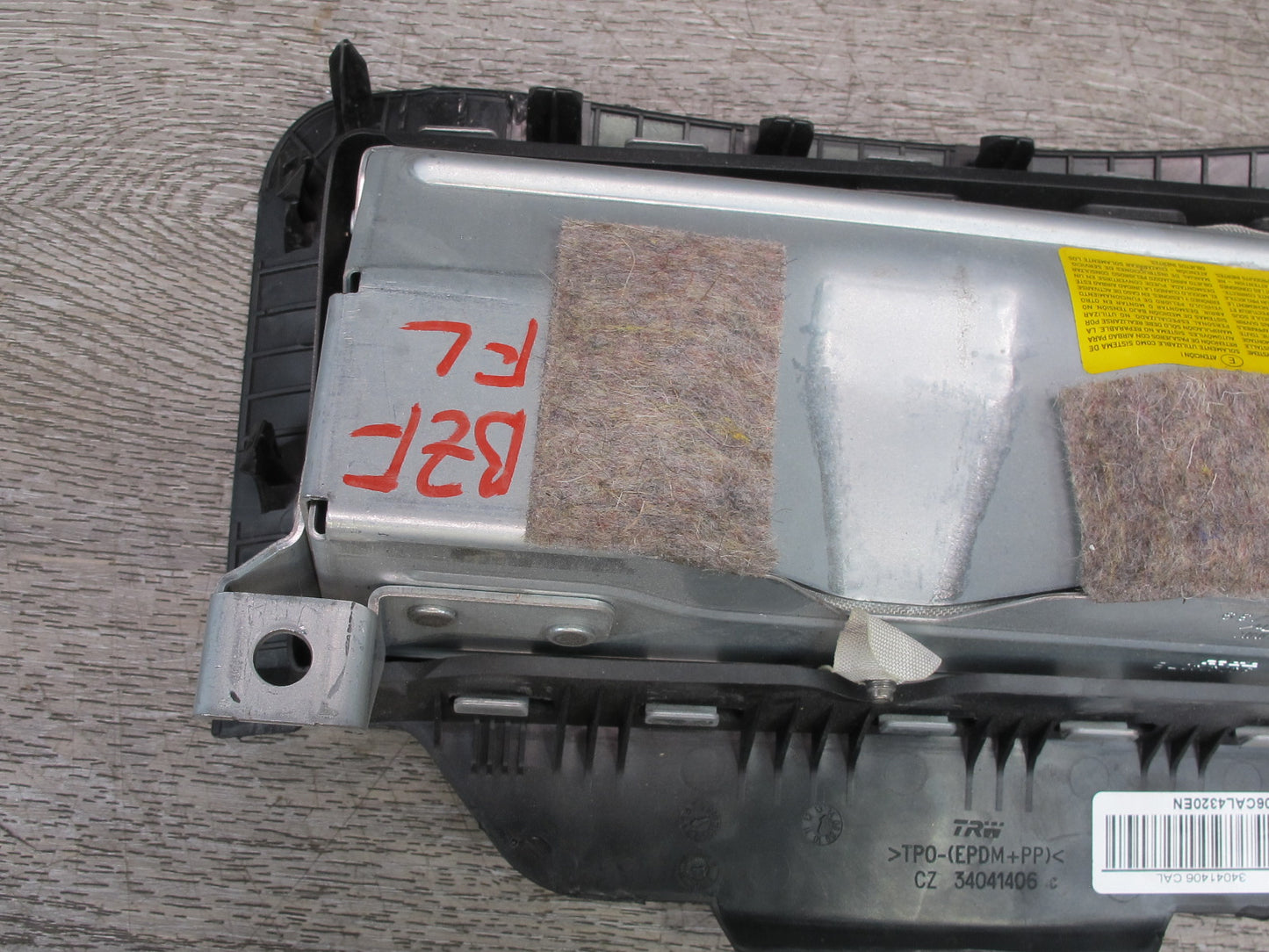 09-16 BMW Z4 E89 ROADSTER FRONT LEFT DRIVER SIDE UNDER DASH KNEE SRS AIRBAG OEM