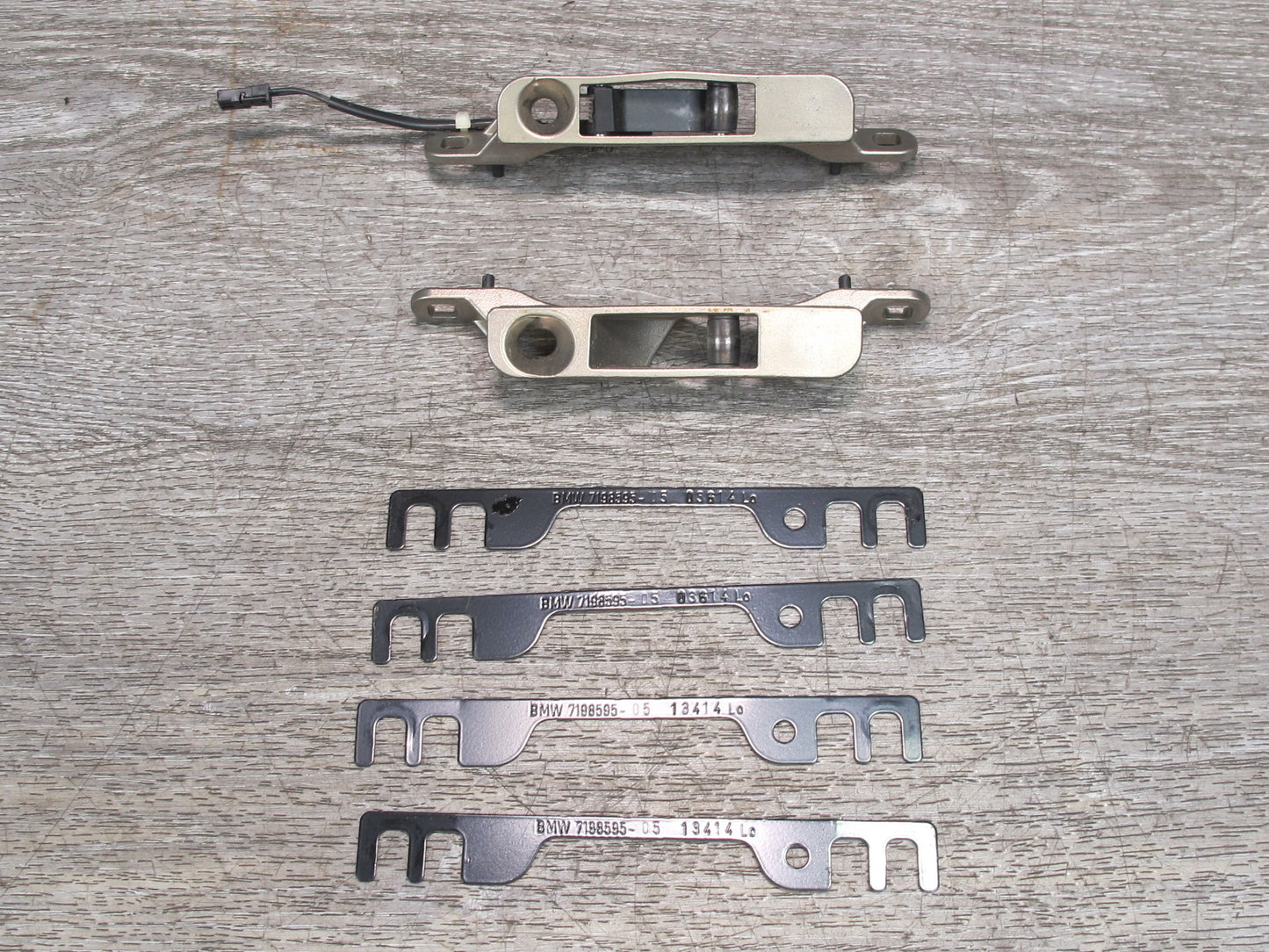 09-16 BMW E89 Z4 Convertible TOP Roof Lock Latch Striker Plate Set OEM