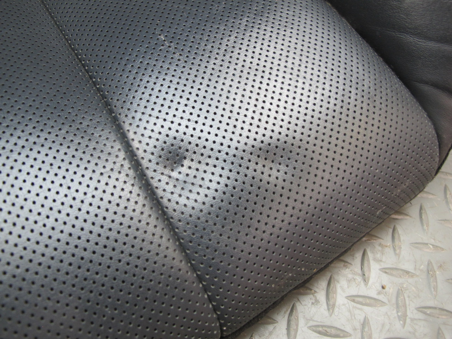 03-08 Mercedes R230 Front Left Seat Leather Upper Backrest Cushion OEM